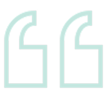 Guillemets vertes sur fond transparent.